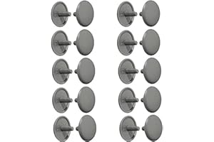 cyclingcolors 20x coprivite pz2 cappuccio plastica viti copertura coperchi tappi pozidriv 2.5mm (Grigio (RAL 7037))