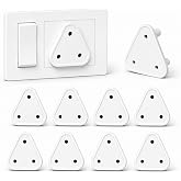 DALUCI Baby Proofing Socket Plug Covers 10 Pcs – Baby Safety Child Proof Electric Socket Protector for Switch Board, Dummy Pl