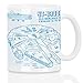 Produktbild style3 Millennium Falcon Motivtasse blaupause falkon