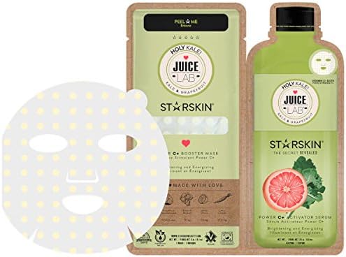 STARSKIN JUICELAB® HOLY KALE POWER C+ BOOSTER FACE MASK