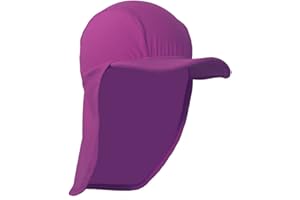 Kidz Swimmers Girls Orchid Purple Sun Protection Legionnaire Cap UPF 50+