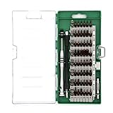 ❤【KIT DESTORNILLADOR MULTI】La caja de herramientas incluye Torx, Pentalobe, triwing, de cabeza plana, Philips, hexágono, cuadrado, los sistemas del destornillador del triángulo y los sistemas métricos del zócalo. Tamaño Torx: T2 T3 T4 T5 T6 T7 tamaño de seguridad TORX: T8 T9 T10 T15 T20 destornillador de estrella conjunto tamaño: 0,8, 1,2, 1,5 mm. Tamaño del maleficio: de minúsculo 0,7 a grande 6,0