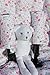 Minene Universal Pushchair Stroller Pram Buggy Liner Footmuff Cosytoes Car Seat with safety straps (White Flowers& Hearts)