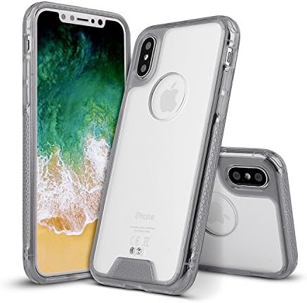 iPhone Protective Case Zapro [Liquid Crystal] Transparent Smooth [Crystal Clear] Qi Compatible Stable Phone Case TPU Clear Tough Designer Cases for Apple iPhone Case Cover – Crystal Clear