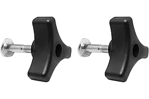 Wancala Universal Lawnmowers Handle Wing Nut And Bolt,Triangle Knob Handle,Universal Bolts and Handles,Mower And Outdoor Power Tools Replacement Parts