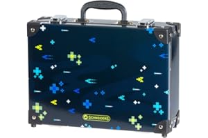 Schneiders 49529-072 - Kinderkoffer Sonic, ca. 24 x 33 x 10,5 cm, mit Tragegriff und 2 Metallverschlüssen, zum Aufbewahren von Bastelbedarf, zum Spielen und auf Reisen