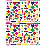 Lot De 414 Gommettes Autocollantes Formes Géométriques - Scrapbooking Et DIY