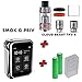 Produktbild E Zigarette Komplett Set Smok G Priv 220W | Monster Cloud Beast | Leistungsstarker Clearomizer / Verdampfer | OLED Display | 00 mg - Rauchen ohne Nikotin