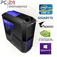 PC24 Gaming PC | Intel i5-7600K @4x4,00GHz | nVidia GF GTX 1060 mit 3GB RAM | 16GB DDR4 PC2133 RAM | Gigabyte GA-Z270X-Gaming K5 Mainboard | 600Watt 80+ ATX Netzteil | Windows 10 Pro | i7 Gamer PC