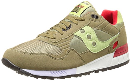 Saucony Shadow 5000 Mens Mesh &amp; Synthetic Trainers Olive - 8 UK