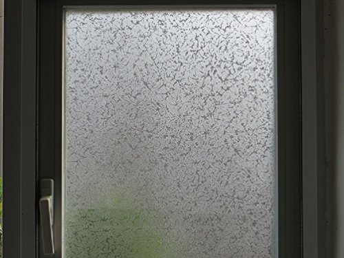 (90cm X 200cm)DuoFire statisch haftende Deko- / Sichtschutzfolie Privacy Glass Window Film DS005 - 2