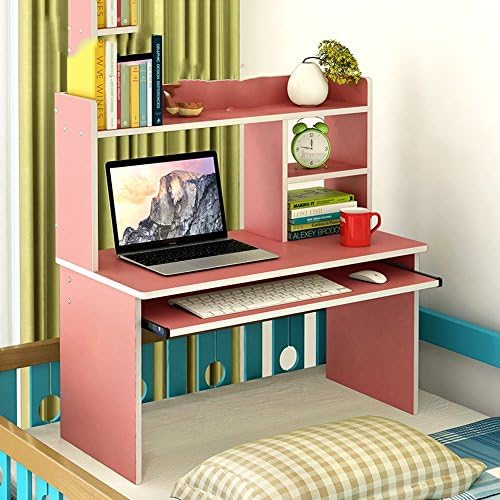 HAKN Bed computer desk Lazy table Simple bedroom study small desk 4 colors available 80 * 80cm ( Color : D )
