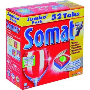 Preisvergleich Produktbild Somat Geschirrspülmaschinen-Tabs Somat 7 JumboPack VE=52 Tabs