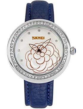 Elegante stilvolle Camellia klassische Vintage-Uhren/Mädchen Strass Mode Uhr-H