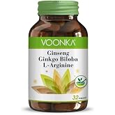 Voonka Ginseng Ginkgo Biloba L-Arginine 30 Kaps&uuml;l 1 Paket