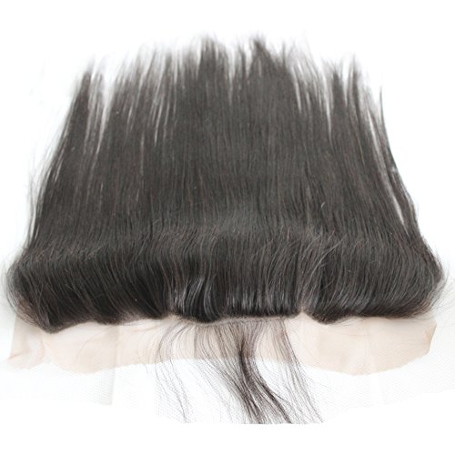 Sunny 13*4" Lace Frontal Brazilian Virgin Human Hair Silky Straight 10" Closure Ear to Ear with Baby Hair