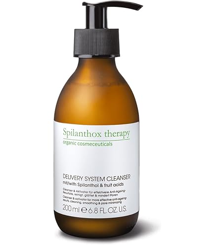 Spilanthox therapy - Daily Aloe Skin Wash - Face Care for Gentle Cleansing  - Face Cleansing with Organic Aloe Vera, Almond Oil & Vitamin E - Removes  Makeup Thoroughly - Vegan Natural