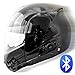 Produktbild Klapphelm Motorradhelm TECNO in schwarz - S - B-WARE (Keine Garantie für Bluetoothfunktion)