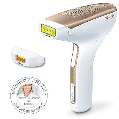 Beurer IPL Velvet Skin Pro, Epilateur à la lumière pulsée sans fil, longue durée, 300 000 impulsions, avec embout visage & maillot
