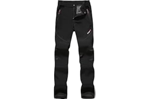 FLYGAGA Damskie spodnie outdoorowe Spodnie narciarskie Spodnie softshellowe Spodnie turystyczne Podszyte polarem Ciepłe wodoodporne wiatroszczelne Softshell Szybkoschnące spodnie zimowe Spodnie trekkingowe Funkcjonalne spodnie Jesień Zima