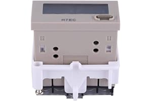 ACOGEDOR Contatore digitale, H7EC-N senza tensione di ingresso Contatore elettrico digitale con display LCD da 8 gigit, contatore di ingresso privo di tensione Contatore di batterie incorporato a 8 cifre