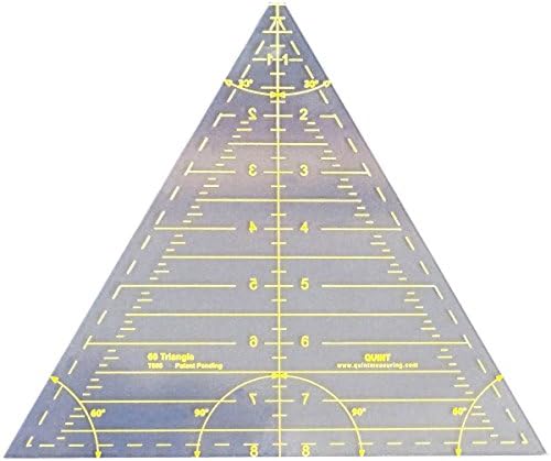 Quint Measuring Systems Quint Measuring Systems T6010 Reverse a Ruler Triangle, 60-Degrees