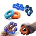 Price comparison product image Gonce 2pcs Hand Grip Strengthener and 2pcs Finger Stretcher - Strength Trainer for Forearm Exercise, Guitar Finger Strengtheners and Rock Climbing