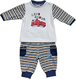 Schnizler Baby Boys Nickianzug, Freizeitanzug Feuerwehr  Long Sleeve Tracksuit