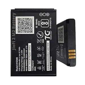 Furn cart H12348 JIO Battery OriginaI for M2S Dongle JIOFi 2 Battery JioFi 2 Wireless Router, JIO 4g JIO FI2, M2 Hotspot 2300mAh