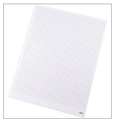 Refill-Papier kariert f. ARC Spiralbuch weiß A4 100g 50 Blatt 22005