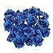 Produktbild ROSENICE Piante Artificiali Finto Fiore Finto Seta Variegata Fiore Teste Casa Giardino Deko Festa Blu 50 del packen