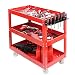 Produktbild MEC Werkzeugwagen mit Beleuchtung, 3 Ebenen, strapazierfähig, Werkstatt, Werkstatt, Werkstatt, Garage