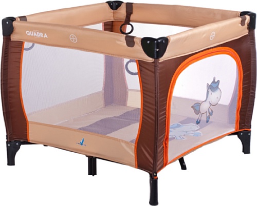 Caretero TERO-3993 Playpen with Mattress (Lightweight, Mobile)