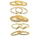 YouBella Jewellery Combo Of Five Trendy Traditional Bangles Set For Women and Girls RS.399.00