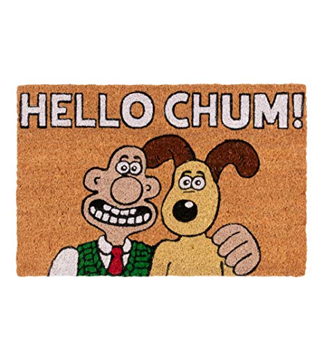 TruffleShuffle Wallace and Gromit Hello Chum Door Mat