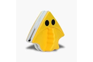 iTauyees Lavavetri Magnetico, Detergente per vetri a Doppia, per Finestre a Doppio Vetro con Spessore 3-8 mm (Giallo)