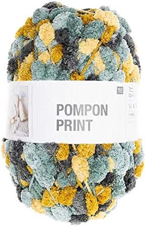 Laine Pompon Rico Design 036 Moutarde Beige Petrole Amazon Fr Cuisine Et Maison