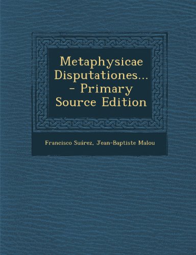 Preisvergleich Produktbild Metaphysicae Disputationes.