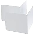 Alco 4302-10, Metal Bookends, 130 x 140 x 140 mm, 2 Pieces, White