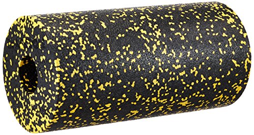 BLACKROLL STANDARD Faszienrolle - das Original. (Härtegrad mittel) - Selbstmassage-Rolle für die Faszien in schwarz/gelb + DVD & Übungsanleitung