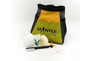 MANTLE climbing equipment Boulderbag Set with Chalk Ball, Tape, Hand Cream & Boulderbrush