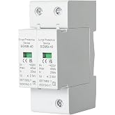 DEWIN Surge Protectors, 2P 40KA 420VAC Surge Protector Low Voltage Protector Low Voltage Arrester