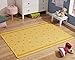 Produktbild Zala Living Sterne und Herzen Kinderteppich Polyamid Orange 140 x 100 x 0,8 cm