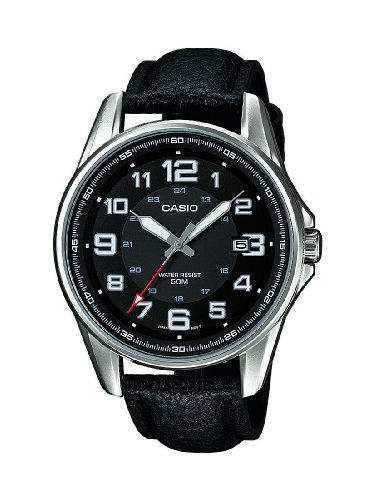 Casio Herren-Armbanduhr XL Casio Collection Analog Quarz Leder MTP-1372L-1BVEF Casio Herren-Armbanduhr XL Casio Collection Analog Quarz Leder MTP-1372L-1BVEF