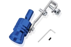 ERHUO Turbo whistle Sound Aluminiumlegierung Auto Turbo Sound Auspuff Whistle Rohr Endrohr Abblasventil Simulator Sound Booster Pfeife Turbo whistle Sound Golden -L-L1