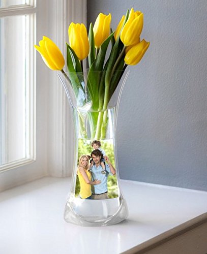Clever little ideas Picture para fotos con diseño de jarrón, transparente
