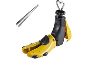 M.J COMFY-LIFE Universal Shoe Stretcher with a Metal shoe horn – Adjustable Length/Width Expander Boot Widener Stretch Left/Right Use for Tight Shoes | Fits Flats, Sneakers Men Women