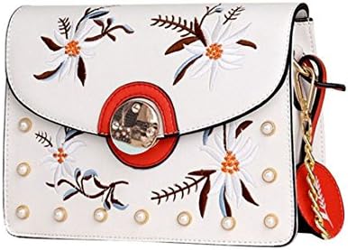 Womens handbags,Moonuy,Girls Chain fashion Messenger Bags Small square package Casual Bag Handbags Female Single Shoulder Travel School Backpacks Cardbags Hand Crossbody Bag Wallet For ladies (White)