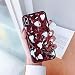 Produktbild LKSDD iPhone Case, Love Diamond Pattern Glass Case für iPhone 6 / 6s / 6 Plus / 6s Plus / 7 / 7plus / 8/8 Plus/X/Xs/Xr/Xsmax,WineRed,AppleX/XS