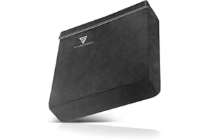 STAHLWERK Coussin de soudage | Coussin d'assise | Coussin de genou | Planche de genou | Coussin de protection 40 x 40 x 10 cm Support de soudage ignifugé et résistant au feu en croûte de cuir